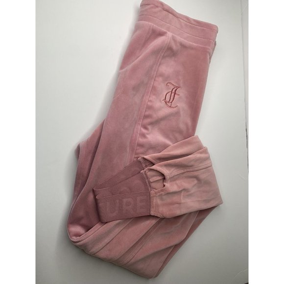 Juicy Couture Women Pintuck Velour Stirrup Pants Size M - Picture 8 of 9